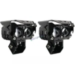 Double Lens Future Eyes 2 Lens Dual Tone Fog Light with Smart LED
