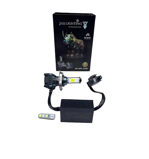 JAS Lighting H4 Super Bright LED Headlight Bulb for 2 & 4 Wheelers