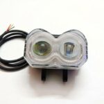 Dual Lens Super Focus LED External Spotlight | Bright Auxiliary Projector Light for Motorcycle, Bike, Scooty & Electric Vehicle