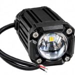 Fog Light Lamp Projector LED Spotlight Dual Color for Motorcycle, Bike & Scooter