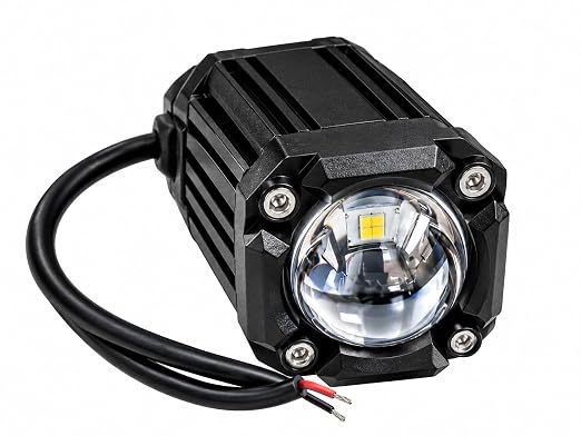 Fog Light Lamp Projector LED Spotlight Dual Color for Motorcycle, Bike & Scooter