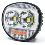 2 Lens 5 Colour Mode Super Bright LED-HL Auxiliary Headlight Spotlight for Motorcycle, Bike & Scooter